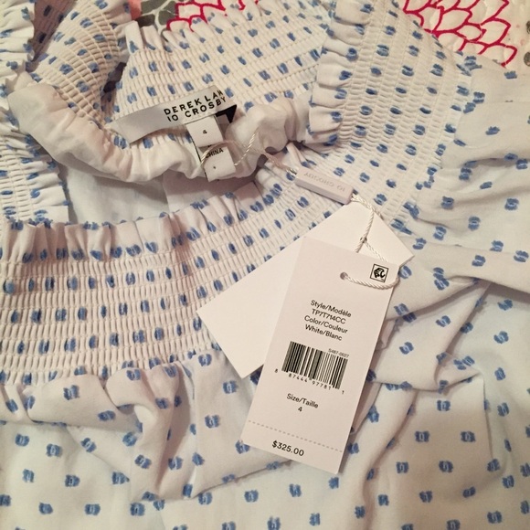 NWT Derek Lam Off The Shoulder Embroidered Top - Picture 5 of 6